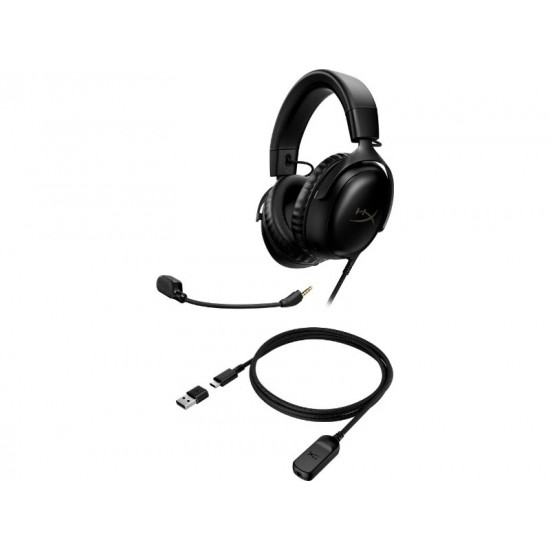 HyperX Cloud III Wired Over Ear Gaming Headset Black - 727A8AA 727A8AA
