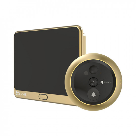 Ezviz DP2C (Golden) Σετ Θυροτηλεόρασης (EZVCS-DP2C-GOLD)