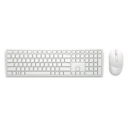 Dell Πληκτρολόγιο-Ποντίκι  Pro  KM5221W  Ασύρματο  White  GR (580-AKHH) (DEL580-AKHH)