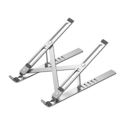 VENTION Foldable Laptop Stand Silver Aluminum Alloy Type (KDMI0) (VENKDMI0)