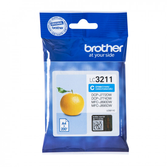 Brother Μελάνι Inkjet LC-3211C Cyan (LC-3211C) (BRO-LC-3211C)