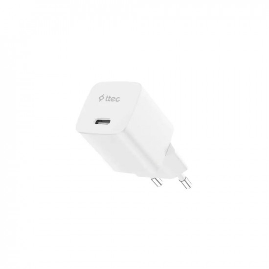 ttec SmartCharger GAN 45W PD Travel Fast Charger  White (2SCG45B) (TTEC2SCG45B)