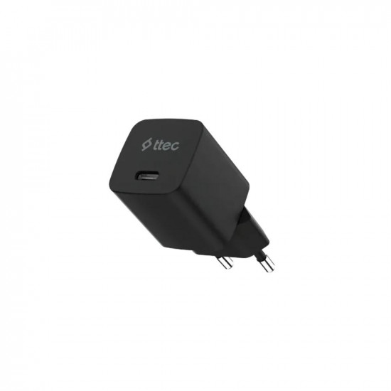 ttec SmartCharger GAN 45W PD Travel Fast Charger Black (2SCG45S) (TTEC2SCG45S)