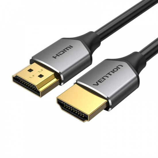 VENTION Ultra Thin HDMI Male to Male Cable 0.5M Gray Aluminum Alloy Type (ALEHD) (VENALEHD)