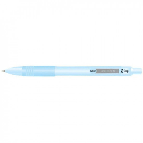 Zebra Στυλό Ballpoint Pastel Blue 1.0mm με Μπλε Μελάνι Z-Grip Smooth (ZB-91802) (ZEB91802)