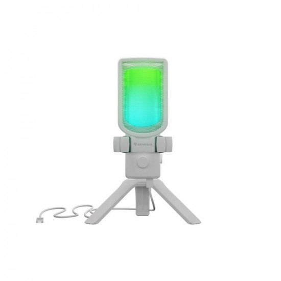 Genesis Gaming Microphone Radium 250 USB - RGB White (NGM-2353) (GNSNGM-2353)