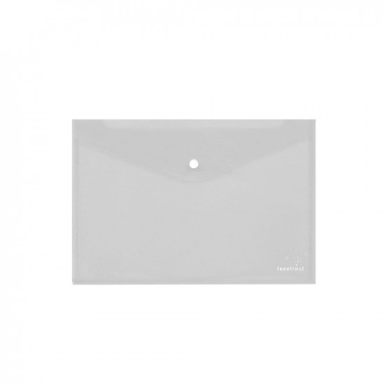Typotrust Φάκελος με Κουμπί A5 Διάφανος (FP25005-10) (TYPFP25005-10)