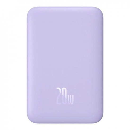 Baseus Powerbank  Magnetic Mini 10000mAh USB-C  20W MagSafe purple (PPCX110105) (BASPPCX110105)