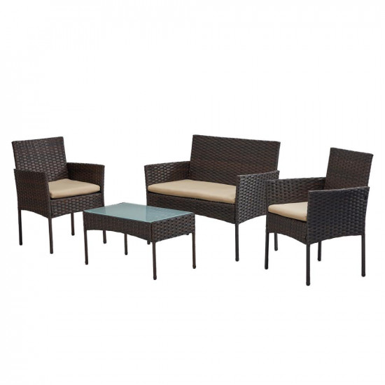 Songmics Έπιπλα Μπαλκονιού Lounge Set (GGF004K05) (SNGGGF004K05)