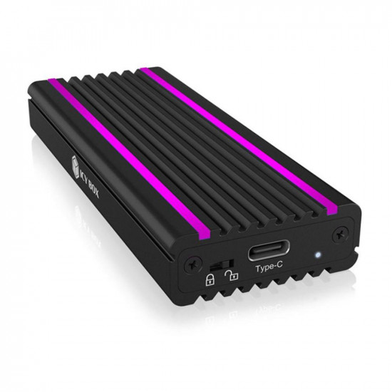 RaidSonic ICY BOX Θήκη για Σκληρό Δίσκο M.2 PCI Express NVME με σύνδεση USB 3.1 Type-C (IB-1824ML-C31) (RSCIB-1824ML-C31)
