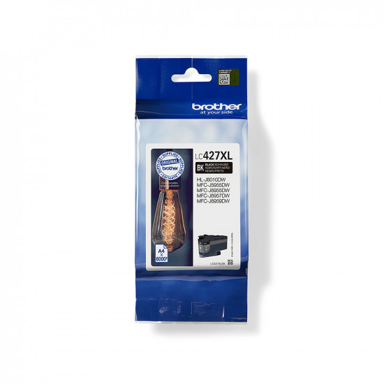 Brother Μελάνι Inkjet LC427XLBK Black (LC427XLBK) (BRO-LC-427XLBK)