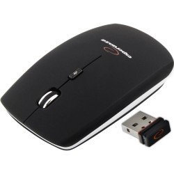 Esperanza Ασύρματο Mini Ποντίκι Μαύρο 2.4ghz (EM120K) (ESPEM120K)