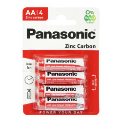 Panasonic R6 AA Zinc-carbon battery (blister) (PAN10862)