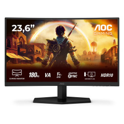 AOC C24G42E Curved FHD Gaming Monitor 24'' with Speakers (C24G42E) (AOCC24G42E)