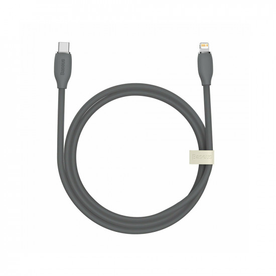 Baseus Type C - Lightning Jelly Liquid Silica Gel cable 20W 1.2m Black (CAGD020001) (BASCAGD020001)
