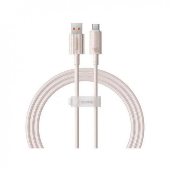Baseus Καλώδιο Γρήγορης Φόρτισης USBσεUSB-C Habitat Series 100W 1m Ροζ (P10360203421-00) (BASP10360203421-00)