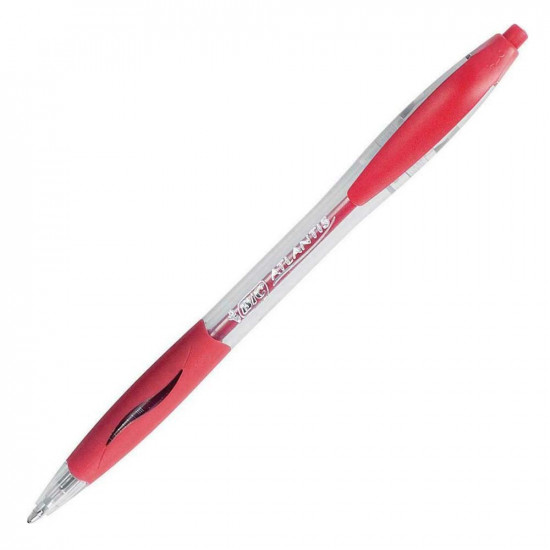 Bic Στυλό Ballpoint 1.0mm με Κόκκινο Mελάνι Atlantis Classic (887133) (BIC887133)