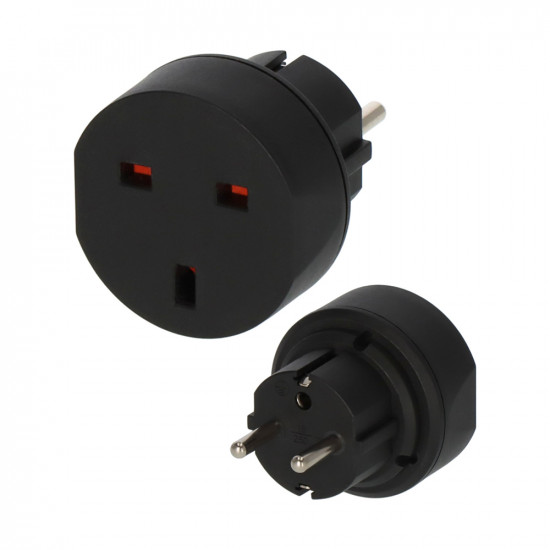 Brennenstuhl Αντάπτορας Ταξιδιού από Type G England σε Type E/F Europe (1508530) (BNN1508530)