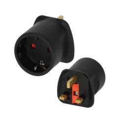 Brennenstuhl Αντάπτορας Ταξιδιού από Type F Europe σε Type G England (1508533) (BNN1508533)