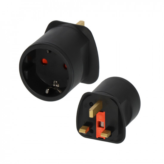 Brennenstuhl Αντάπτορας Ταξιδιού από Type F Europe σε Type G England (1508533) (BNN1508533)