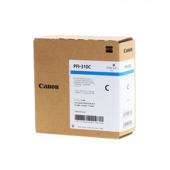 Canon Μελάνι Inkjet PFI-310 Cyan (2360C001) (CANPFI-310C)