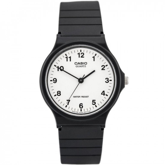 Casio Ψηφιακό Ρολόι Μπαταρίας με Μαύρο Καουτσούκ Λουράκι (MQ-24-7BLLEG) (CASMQ-24-7BLLEG)