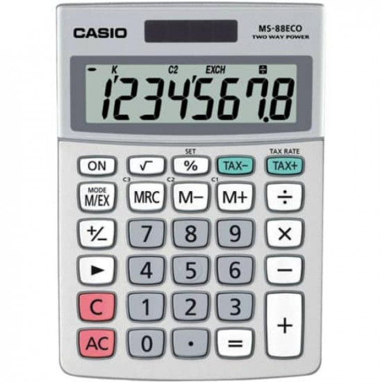 CASIO MS-88ECO 8-DIGIT CALCULATOR (MS-88ECO) (CASMS-88ECO)