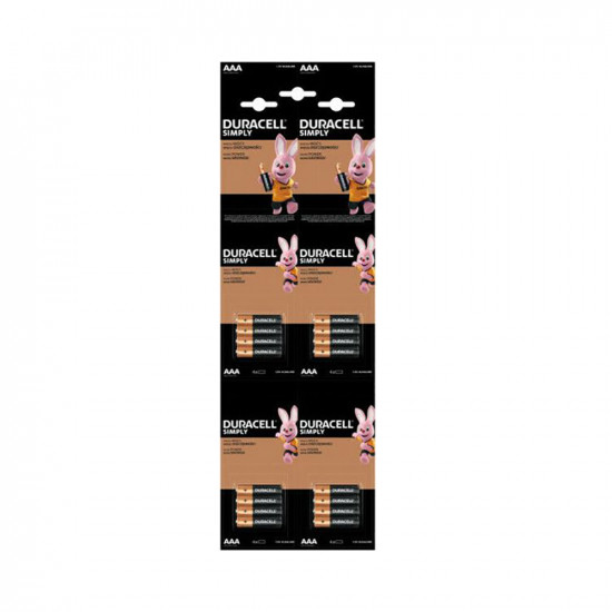 Duracell LR03 HDBC Αλκαλικές Μπαταρίες AAA 1.5V 4x4τμχ (DLAAALR03)(DURDLAAALR03)