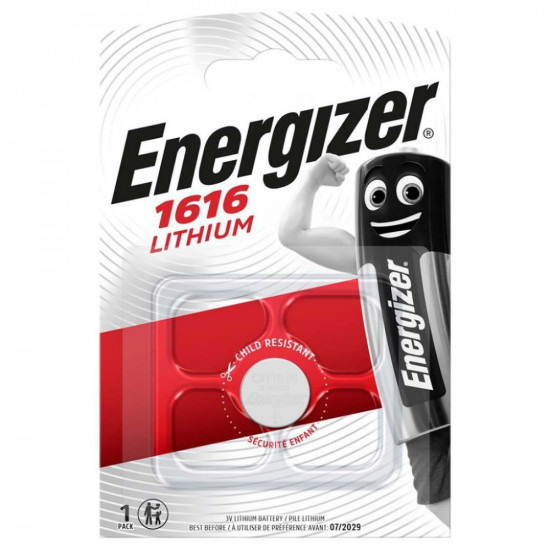 Energizer Μπαταρία Λιθίου Ρολογιών CR1616 3V 1τμχ (9281982) (ENE9281982)