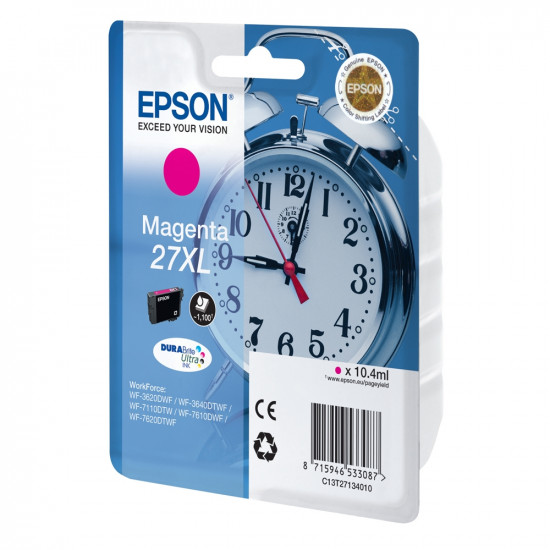 Epson Μελάνι Inkjet Series 27 XL Magenta (C13T27134012) (EPST271340)