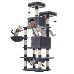 Feandrea Cat Tower, Height 168 cm, up to 6 cats (PCT165G01) (FEAPCT165G01)