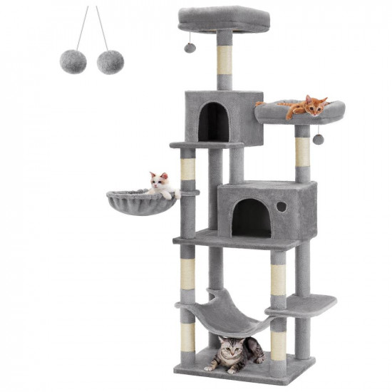 Feandrea Slim Cat Tower XXL, Height 199 cm (PCT196W01V1) (FEAPCT196W01V1)