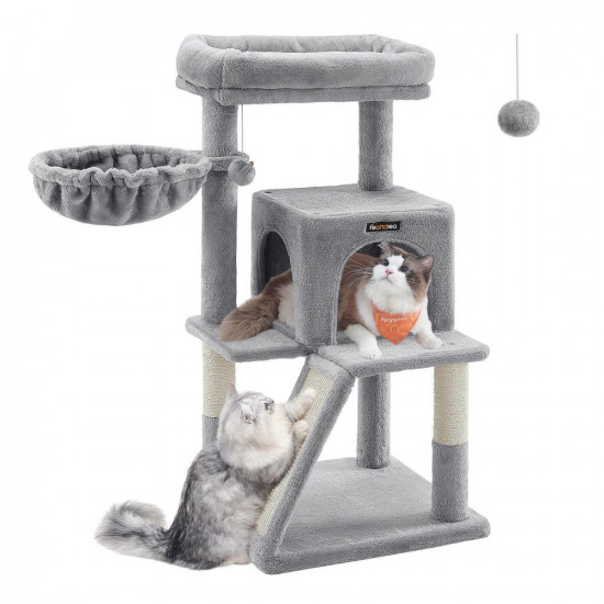 Feandrea Slim Cat Tower, Height 96 cm, for large Cats (PCT51W)  (FEAPCT51W)