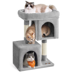 Feandrea Cat Tower, Height 74 cm, up to 2 cats (PCT612W01) (FEAPCT612W01)