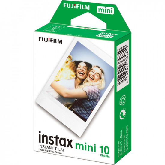 Fujifilm Color Instax Mini Instant Φιλμ (10 Exposures) White (16567816) (FJM16567816)