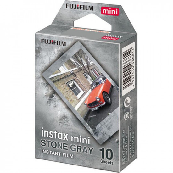 Fujifilm Color Instax Mini Instant Φιλμ (10 Exposures) Stone Grey (16754043) (FJM16754043)