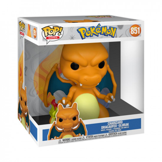 Funko Pop! Games: Pokemon - Charizard #851 Supersized (FNK42245)