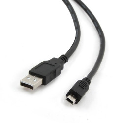 Gembird Ccp- USB2-am5p-6 Cable ( USB M - Mini USB M; 1 8m; Black) (CCP-USB2-AM5P-6) (GEMCCP-USB2-AM5P-6)