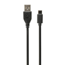 Gembird Ccp- USB2-amcm-1m Cable USB-C 1m, Czarny (CCP-USB2-AMCM-1M) (GEMCCP-USB2-AMCM-1M)