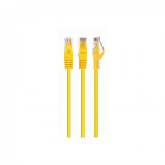 Cablexpert U/UTP Cat.6 Καλώδιο Δικτύου Ethernet 1m Κίτρινο (PP6U-1M/Y) (GEMPP6U-1M-Y)