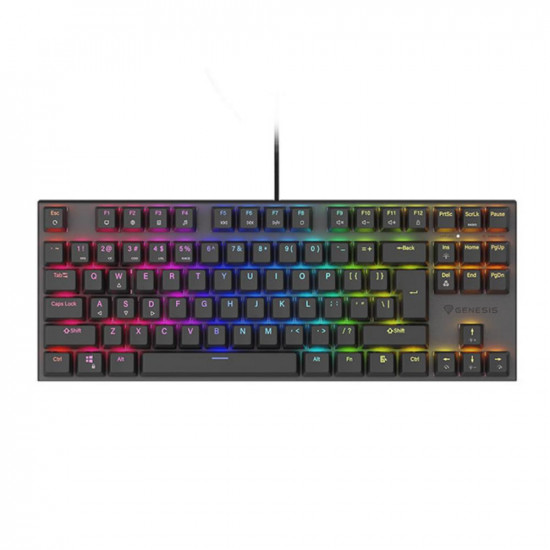 Genesis Gaming Keyboard Thor 303 Tkl Black US  Mechanical RGB, Silent Switch, Hot Swap (NKG-1881) (GNSNKG-1881)
