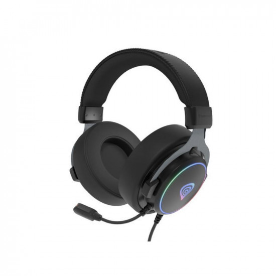Genesis Gaming Headset Neon 764 with Microphone RGB Illumination Black, USB (NSG-2169) (GNSNSG-2169)