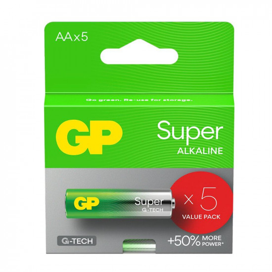 GP Super Alkaline G-TECH LR6/AA Alkaline Battery (GPB20398)