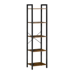 Homcom Βιβλιοθήκη Industrial Style Με 5 Ράφια 40x30x154cm (838-162) (HOM838-162)