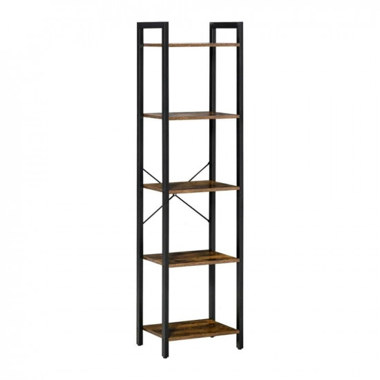 Homcom Βιβλιοθήκη Industrial Style Με 5 Ράφια 40x30x154cm (838-162) (HOM838-162)