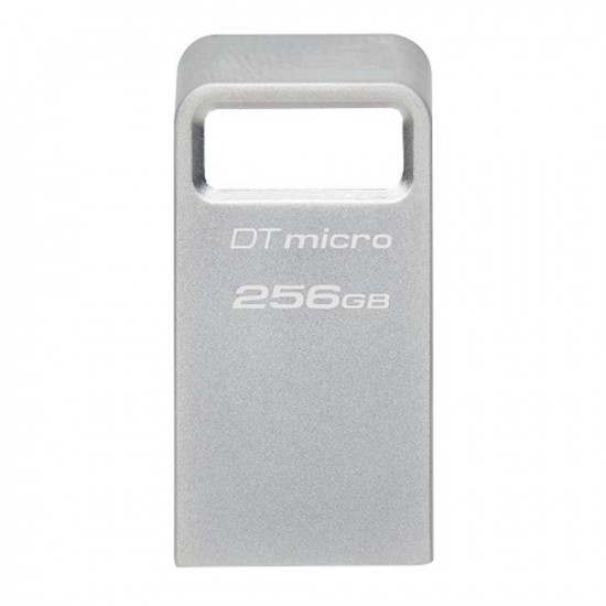 Kingston DataTraveler Micro Gen2 256GB USB 3.2 Stick Silver (DTMC3G2/256GB) (KINDTMC3G2-256GB)