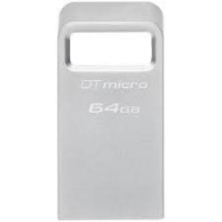Kingston DataTraveler Micro Gen2 64GB USB 3.2 Stick Silver (DTMC3G2/64GB) (KINDTMC3G2-64GB)