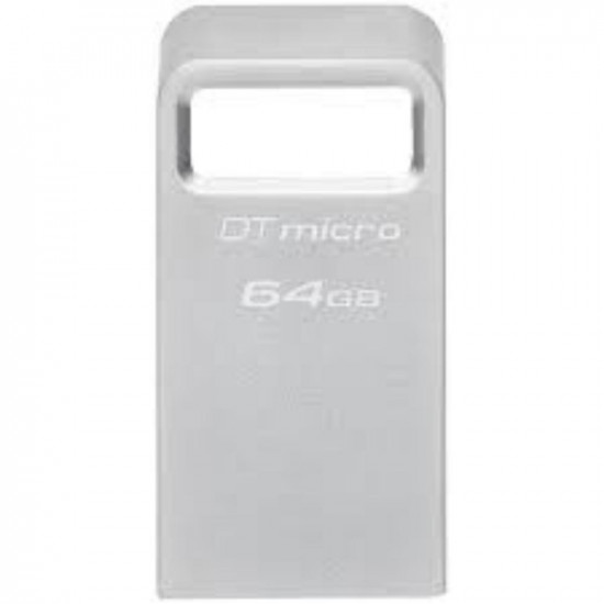 Kingston DataTraveler Micro Gen2 64GB USB 3.2 Stick Silver (DTMC3G2/64GB) (KINDTMC3G2-64GB)