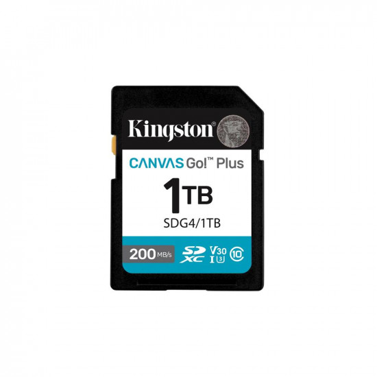 Kingston SD 1TB Canvas Go Plus 200/MB/s C10 U3 V30 (SDG4/1TB) (KINSDG4-1TB)