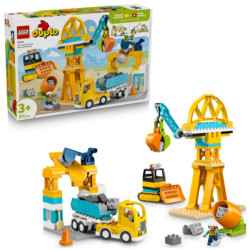 Lego DUPLO Town Construction Site with Construction Vehicles - 3-in-1 Set (10476) (LGO10476)